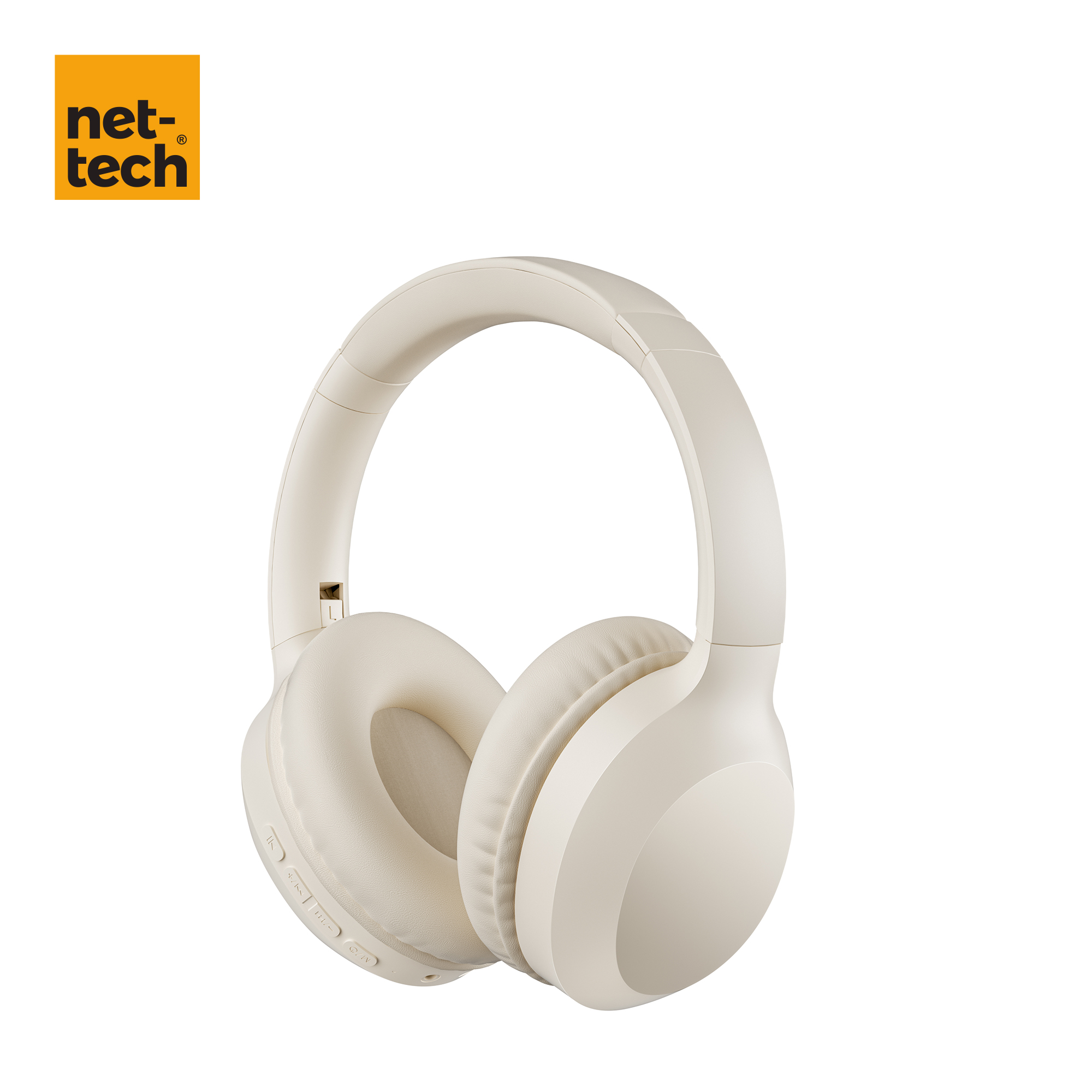 Nettech NT-BTH22 Kulak Üstü Kulak Üstü Kulaklık (Beyaz)