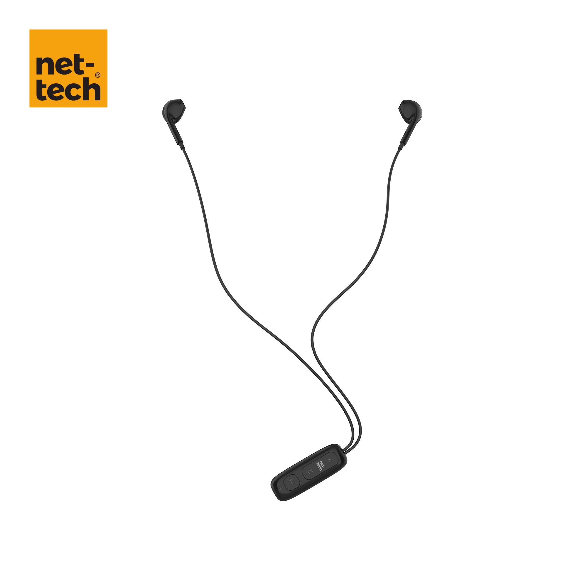Nettech NT-BTH23 Boyun Asmalı/Mıknatıslı Bluetooth Kulaklık (Siyah) - Görsel 3