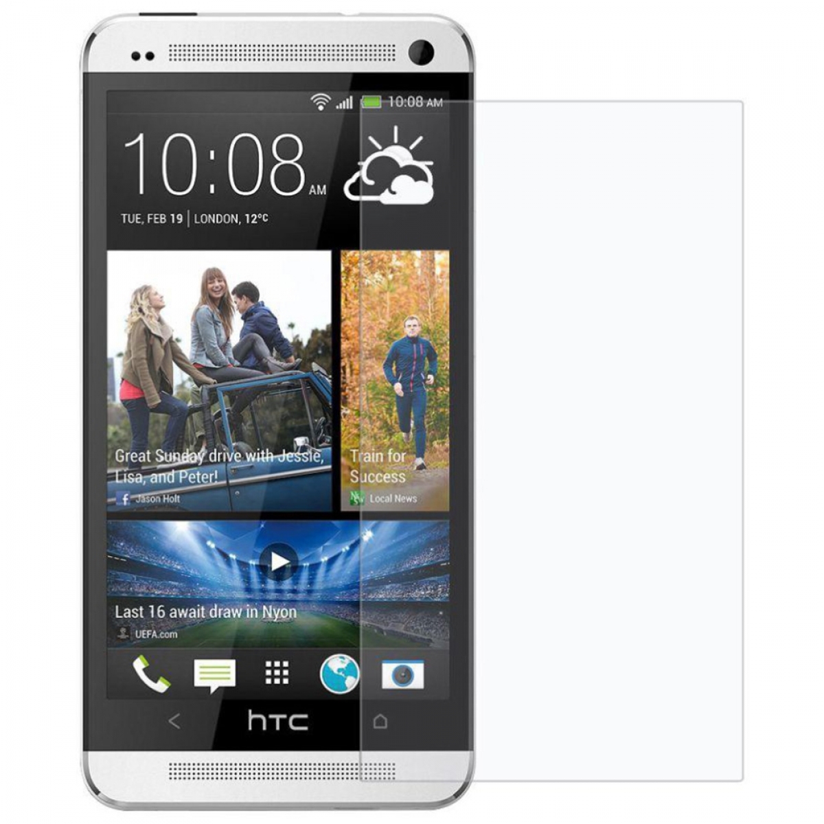 HTC One Mini Uyumlu Ön Koruma Cam Ekran Koruyucu