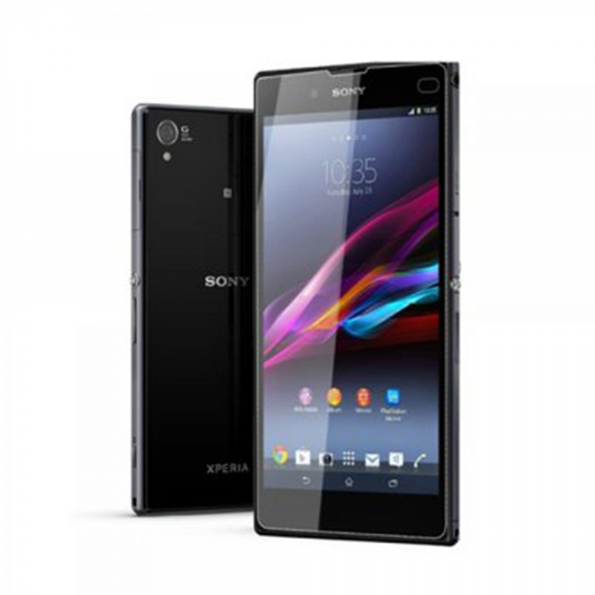 Sony Xperia Z1 Uyumlu Arka Koruma Cam Ekran Koruyucu