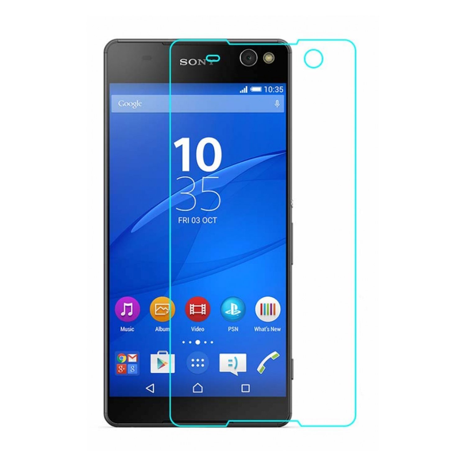 Sony Xperia M5 Uyumlu Ön Koruma Cam Ekran Koruyucu