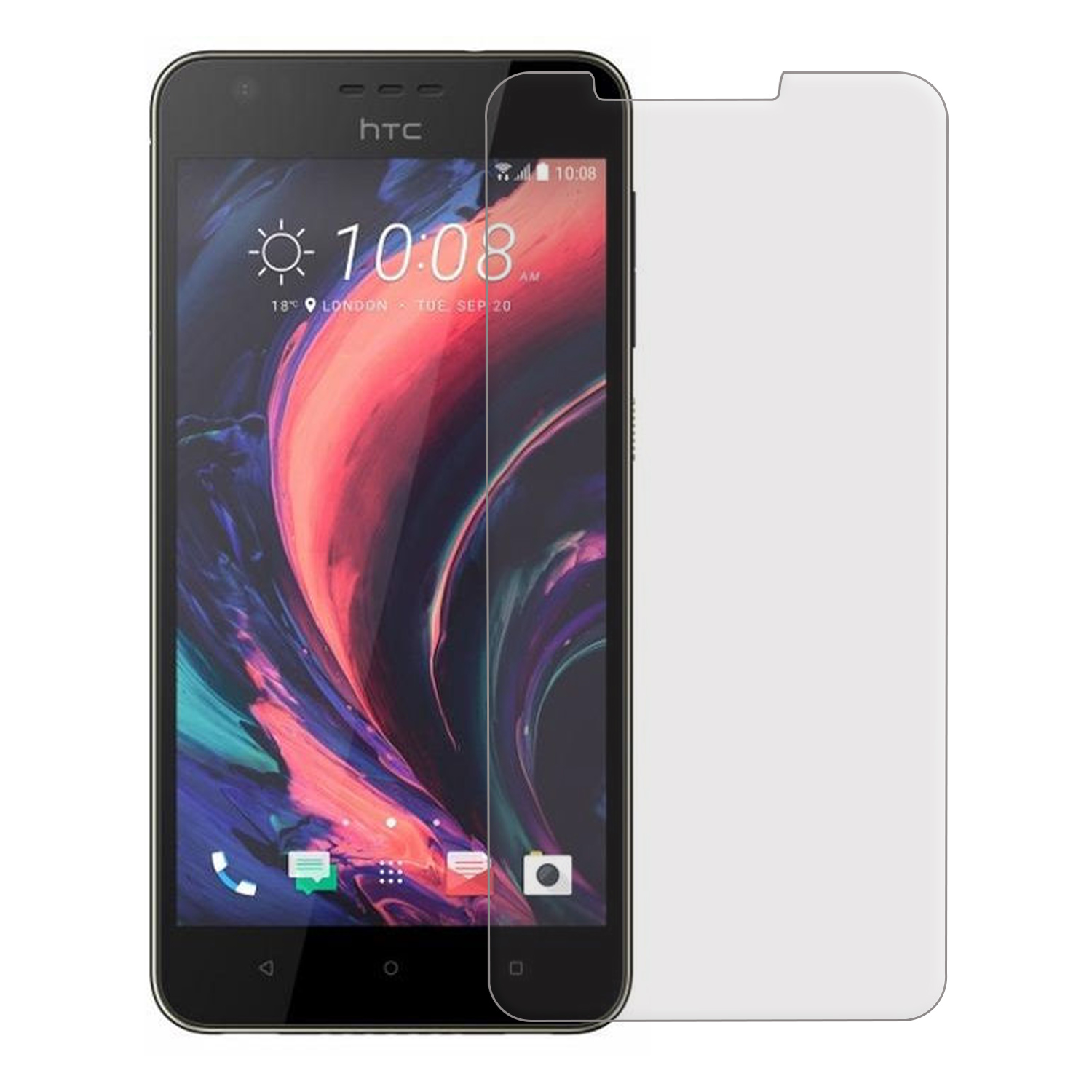 HTC Desire 10 Lifestyle Uyumlu Ön Koruma Cam Ekran Koruyucu