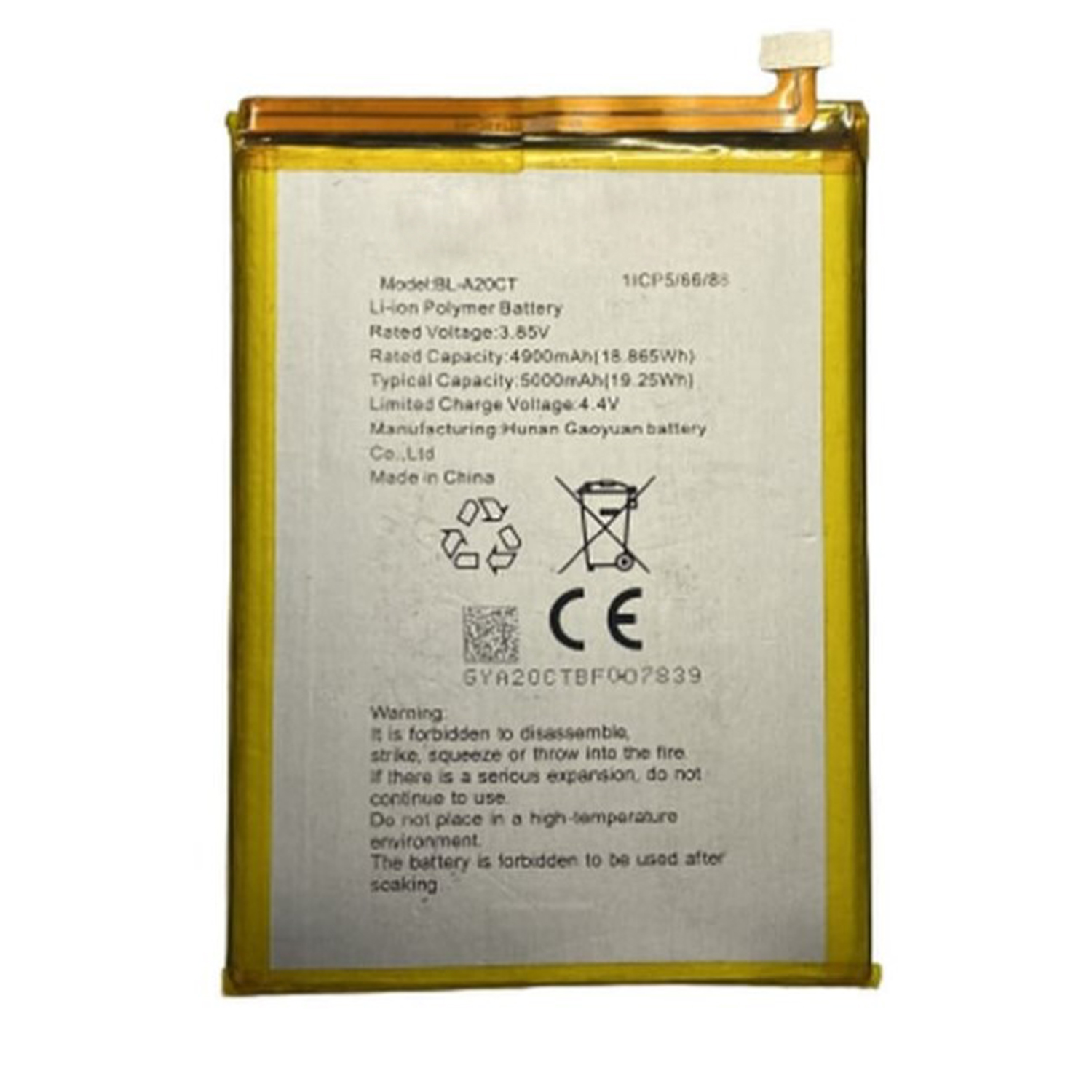 Omix X700 Uyumlu 5000 MAh Batarya