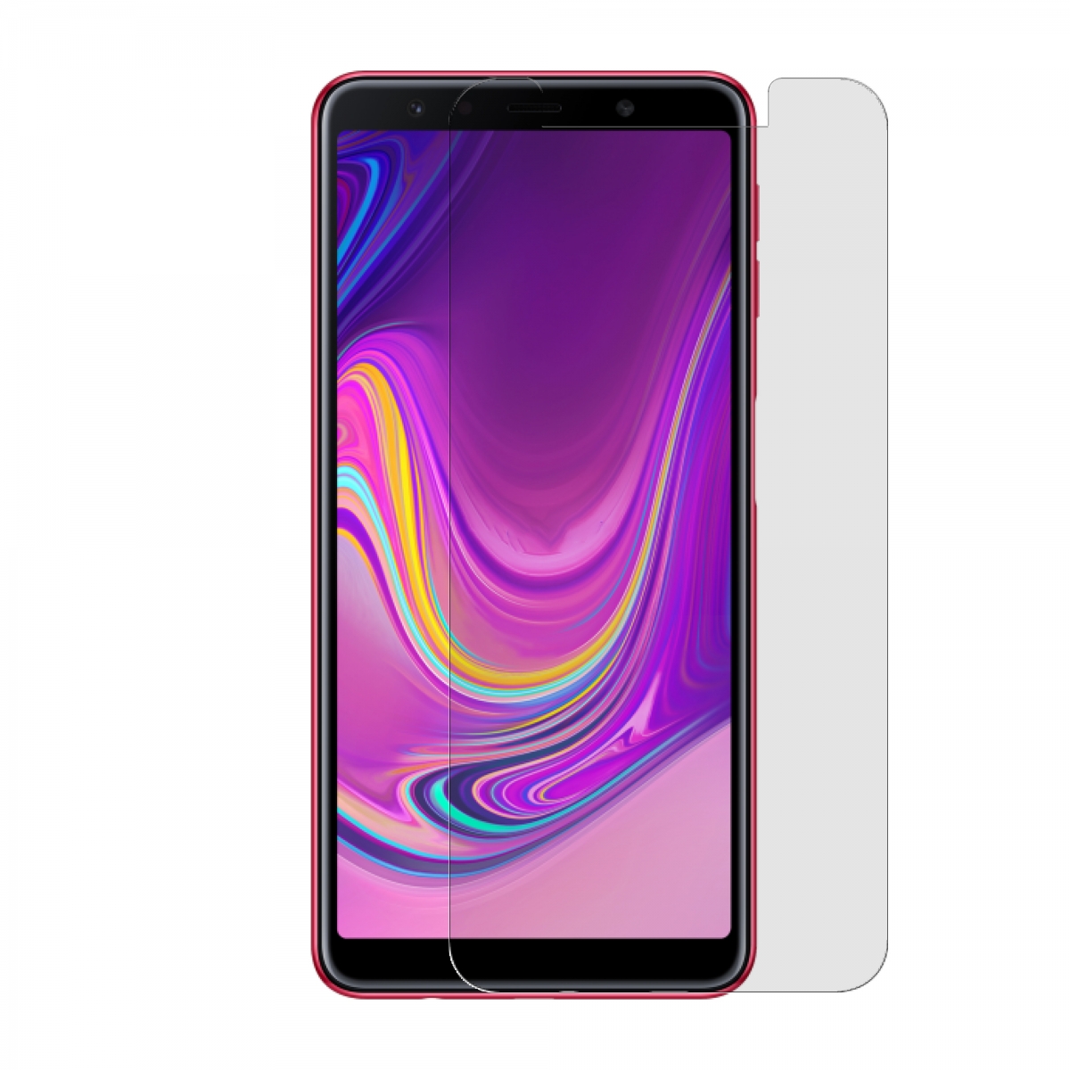 Samsung Galaxy A7 2018 Sm-A750F Uyumlu Ön Koruma Cam Ekran Koruyucu