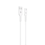 Teknonet TN-DC18 Plastik 100 Cm Type-C Şarj ve Data Kablosu (Beyaz)
