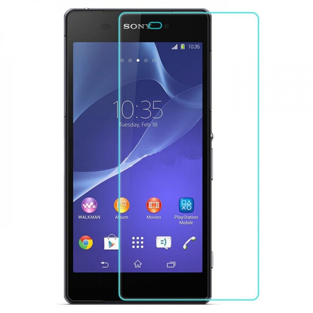 Sony Xperia C3 Uyumlu Ön Koruma Cam Ekran Koruyucu