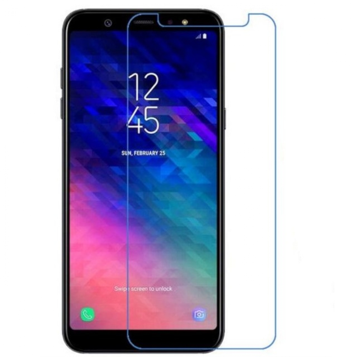 Samsung Galaxy A605 A6 Plus 2018 Uyumlu Ön Koruma Cam Ekran Koruyucu