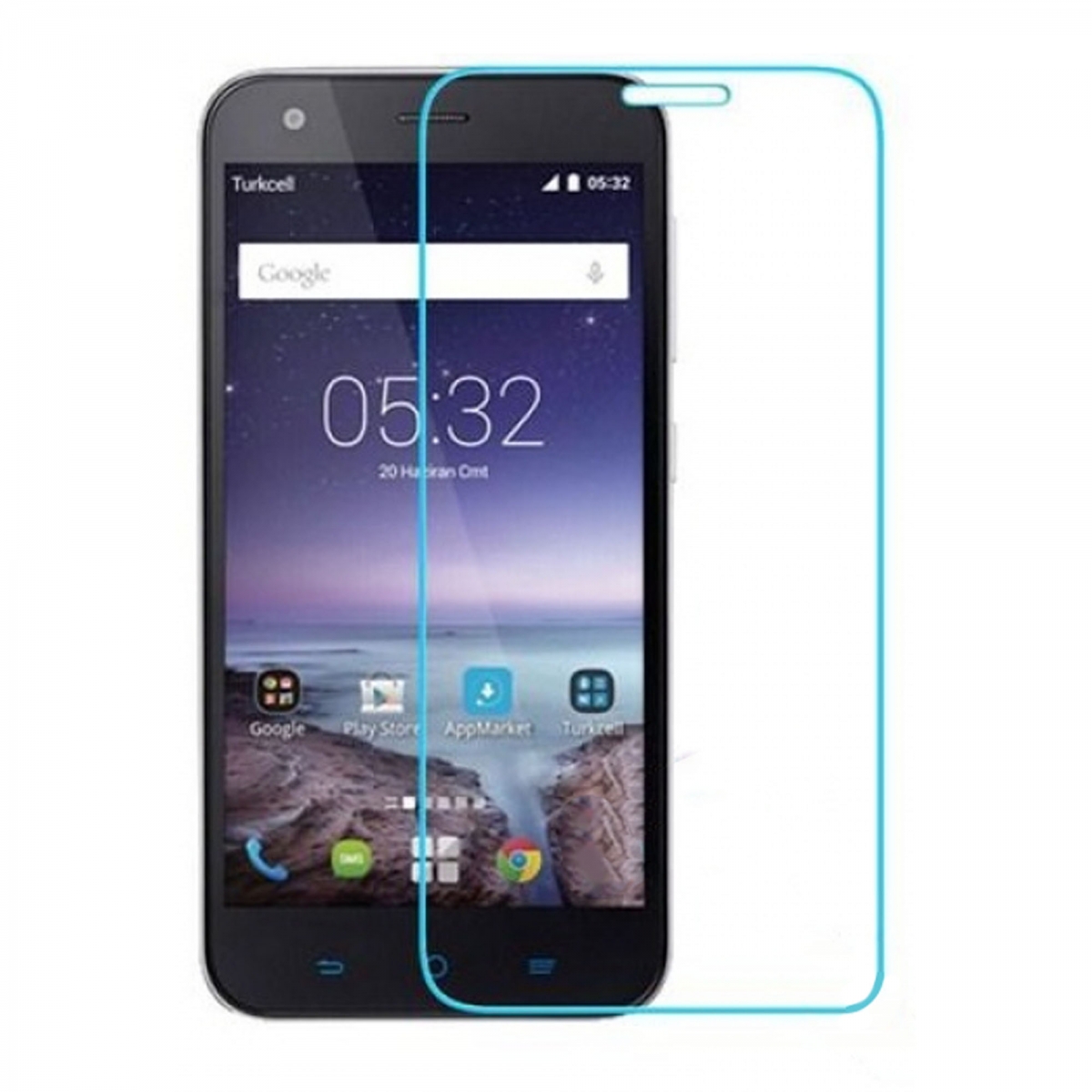 Turkcell T60 Uyumlu Ön Koruma Cam Ekran Koruyucu