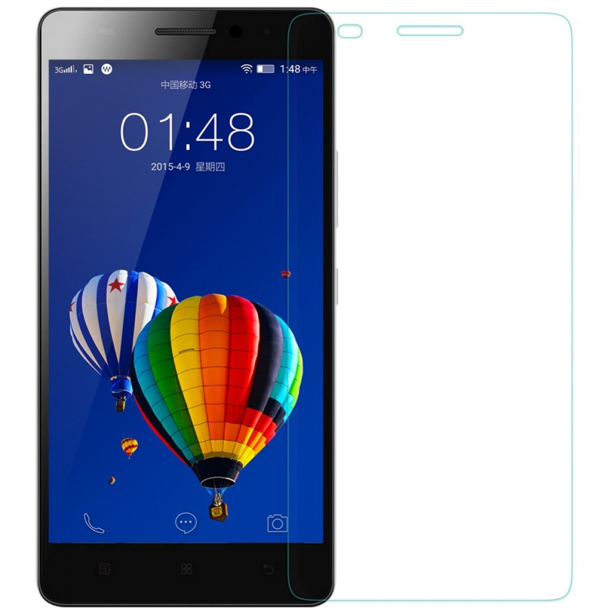Lenovo A7000 Uyumlu Ön Koruma Cam Ekran Koruyucu